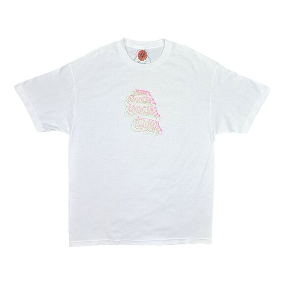 Anti Social Social Club Neon Lights And A Lot of Rain T-Shirt - Size XL - Picture 2 of 3